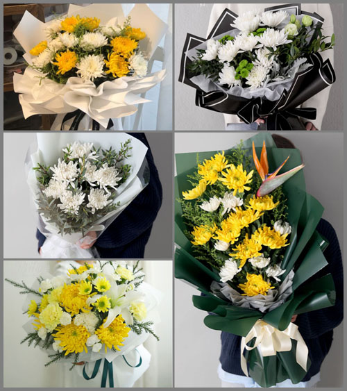 贵州黔南州罗甸县龙坪镇对门村白事花束代送